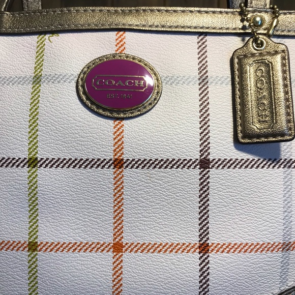 Coach Tattersall Mini Tote - Picture 3 of 7